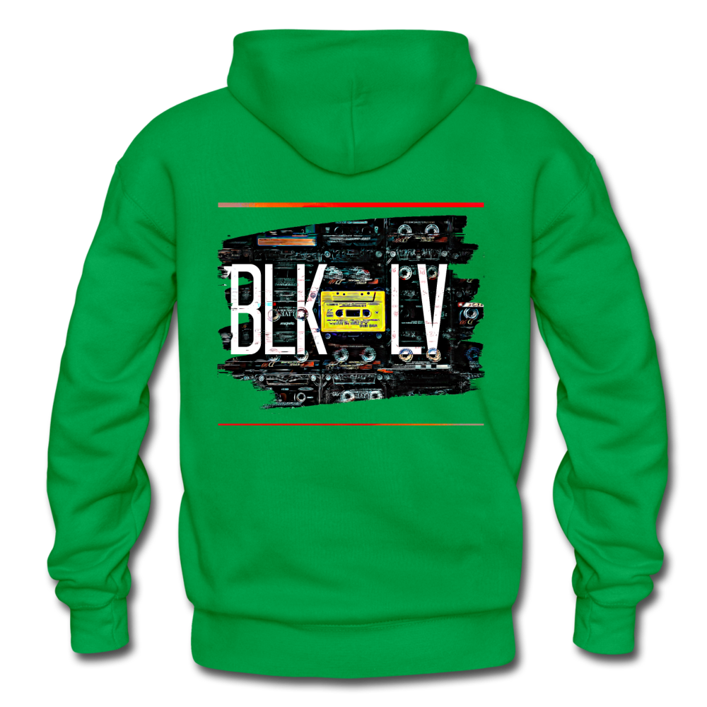 Cassette Unisex Heavy Hoodie - kelly green