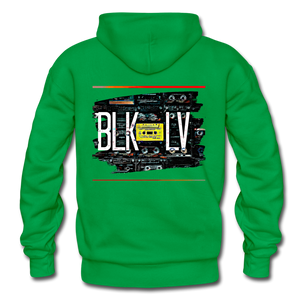 Cassette Unisex Heavy Hoodie - kelly green