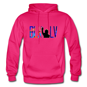 BLK Dove LV Adult Hoodie - fuchsia