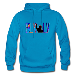 BLK Dove LV Adult Hoodie - turquoise