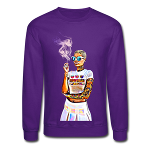 Sydney Crewneck Sweatshirt - purple