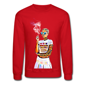 Sydney Crewneck Sweatshirt - red