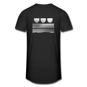 BLK City LV Men’s Long Body Urban Tee - black