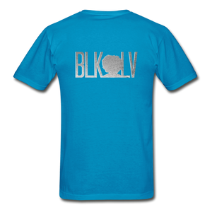 Claudette Ultra Cotton Unisex Tee - turquoise