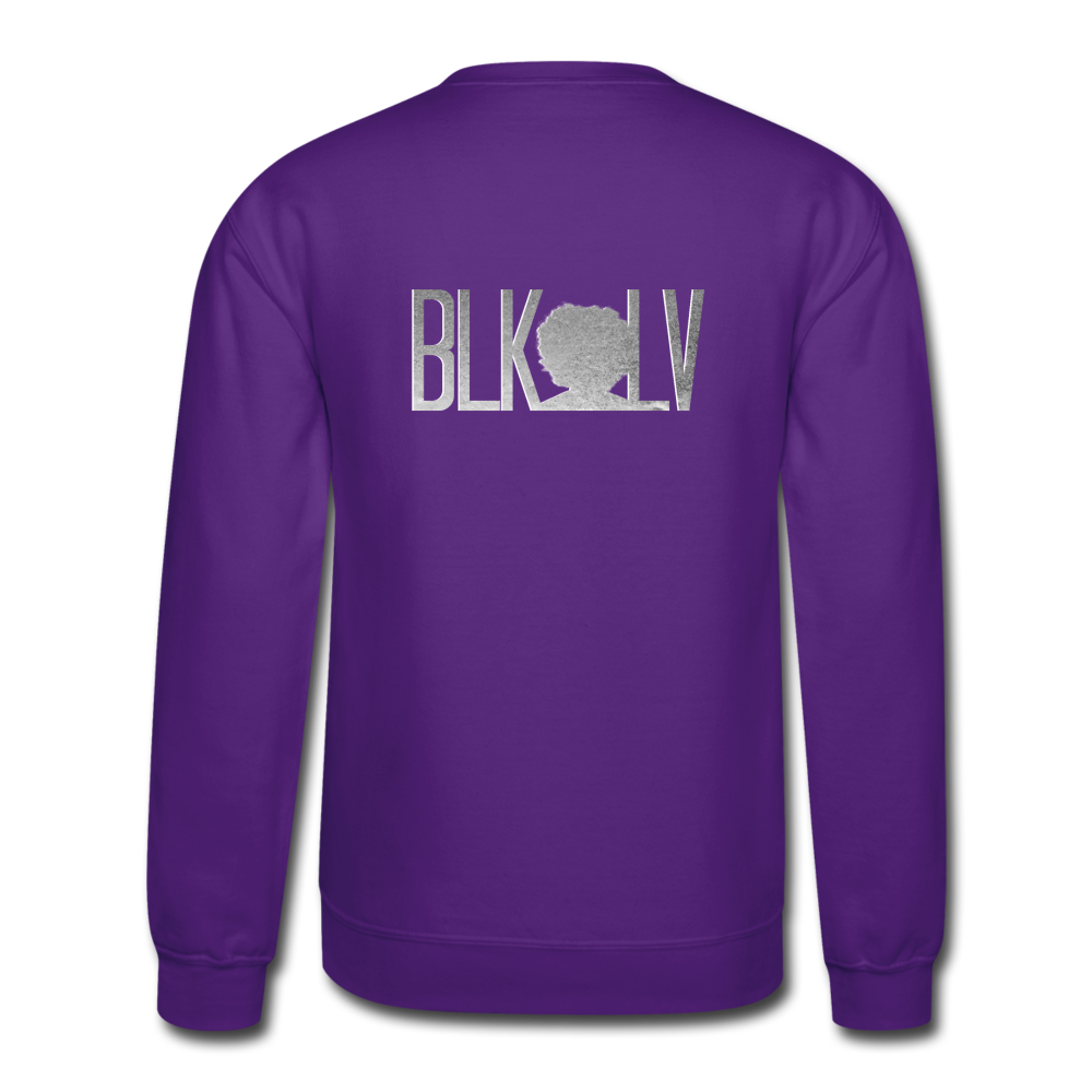 Yeah Crewneck Sweatshirt - purple