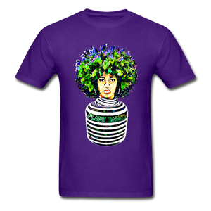 Planted Ultra Cotton Unisex Tee - purple