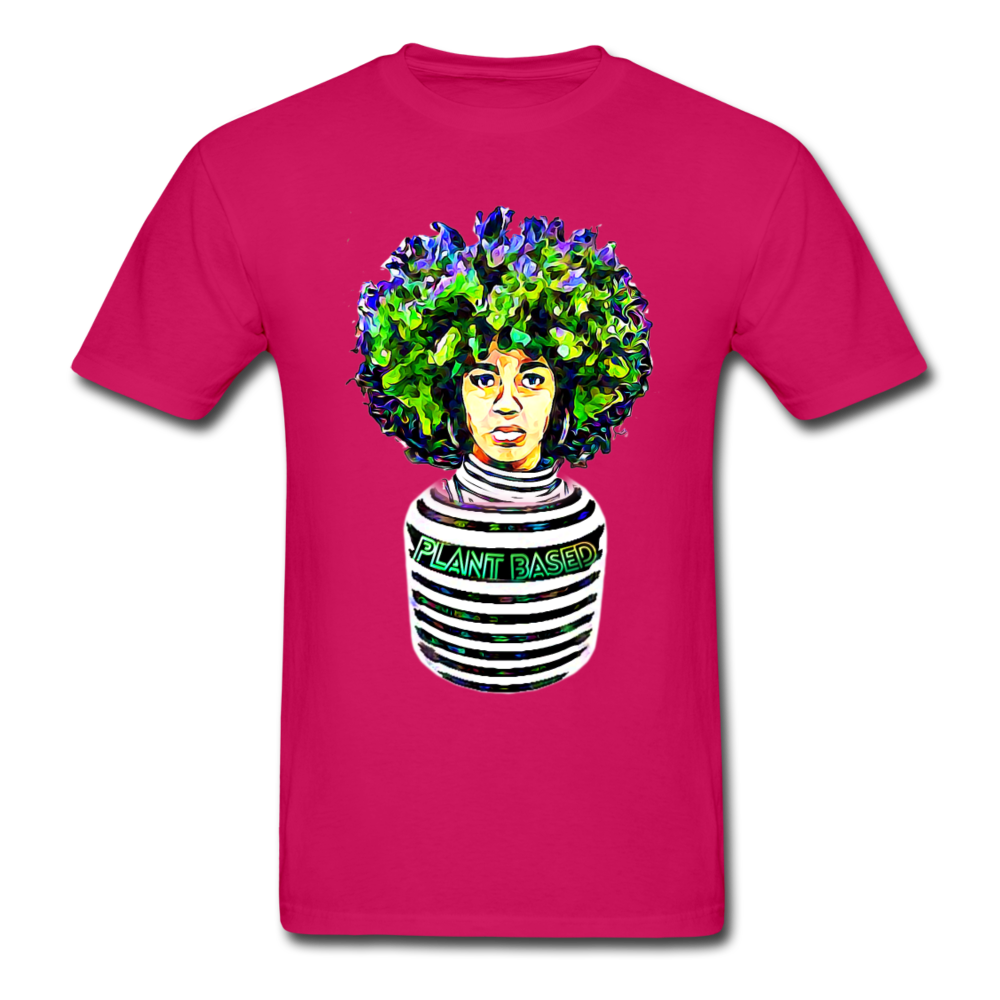 Planted Ultra Cotton Unisex Tee - fuchsia