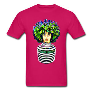 Planted Ultra Cotton Unisex Tee - fuchsia