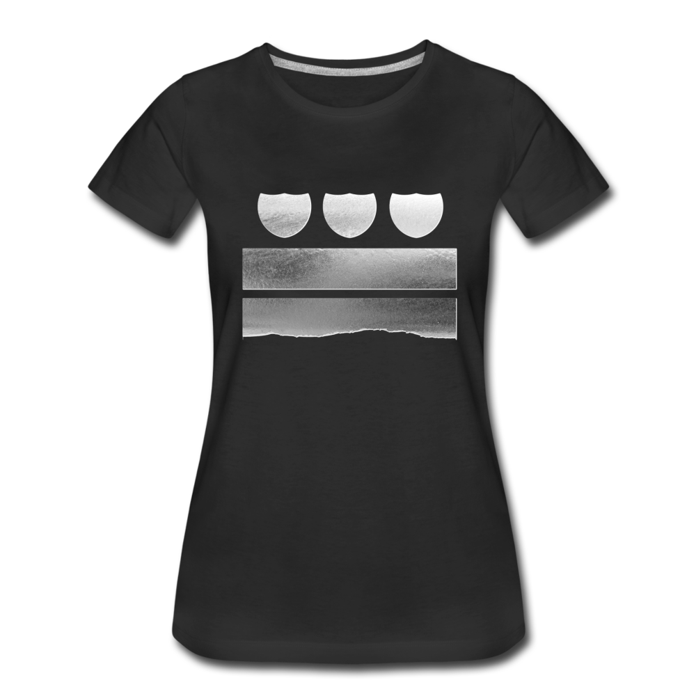 BLK LV DC Plate Women’s Premium Tee - black