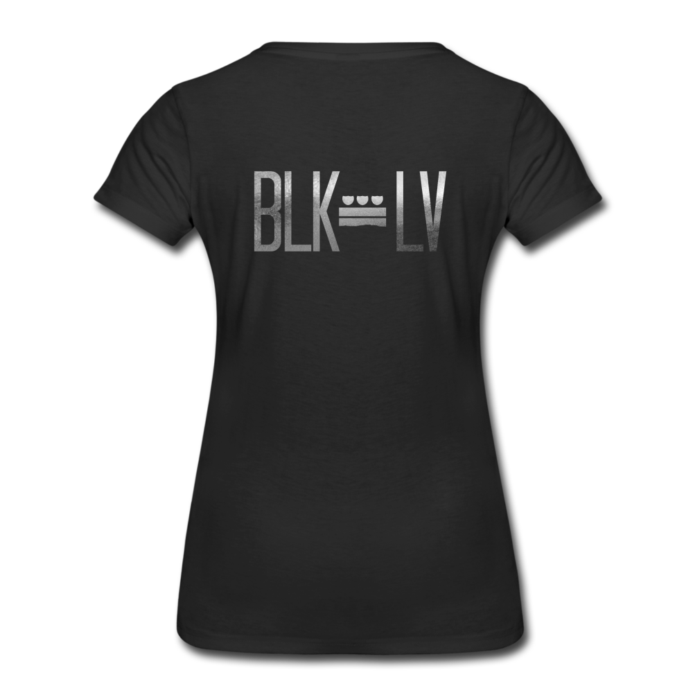 BLK LV DC Plate Women’s Premium Tee - black