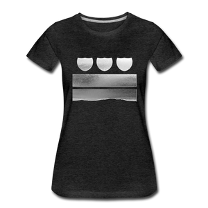 BLK LV DC Plate Women’s Premium Tee - charcoal grey