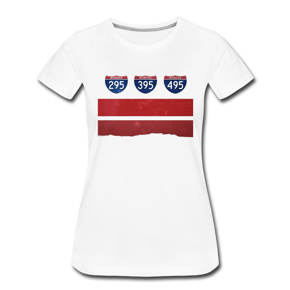 Beltway Women’s Premium Tee - white