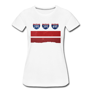 Beltway Women’s Premium Tee - white