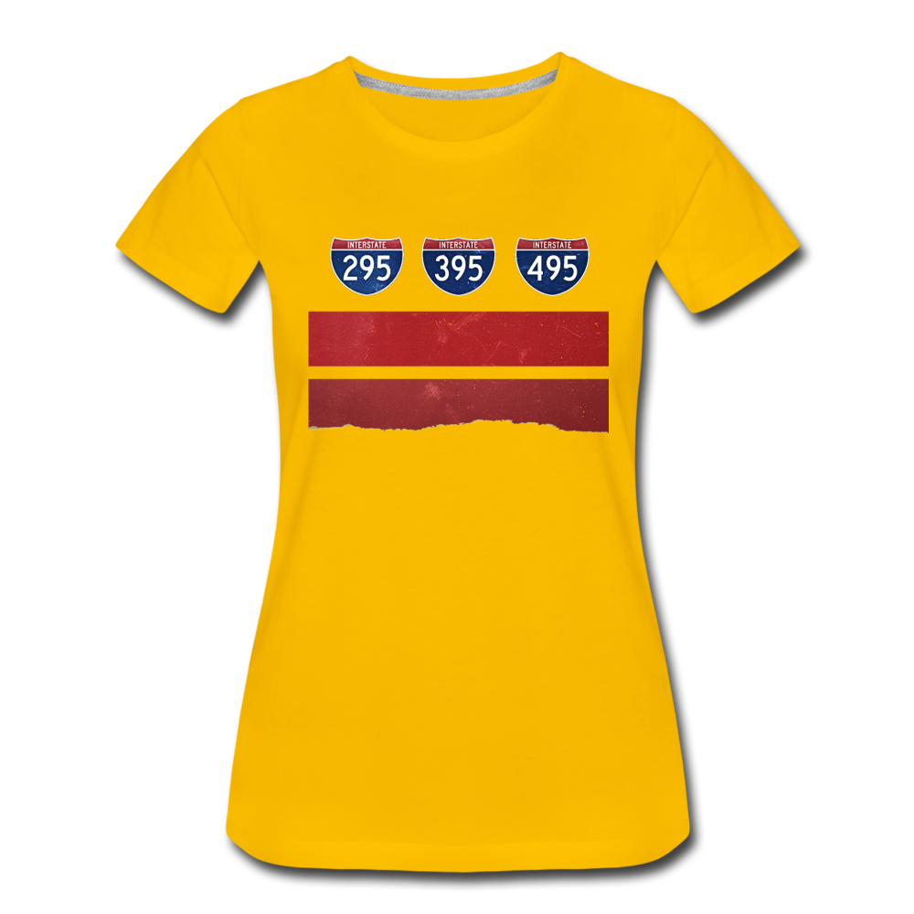 Beltway Women’s Premium Tee - sun yellow