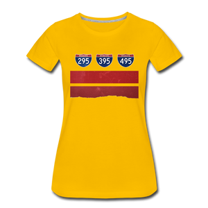 Beltway Women’s Premium Tee - sun yellow