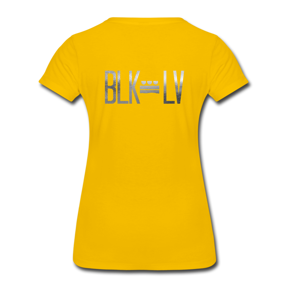 Beltway Women’s Premium Tee - sun yellow