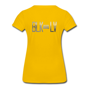 Beltway Women’s Premium Tee - sun yellow
