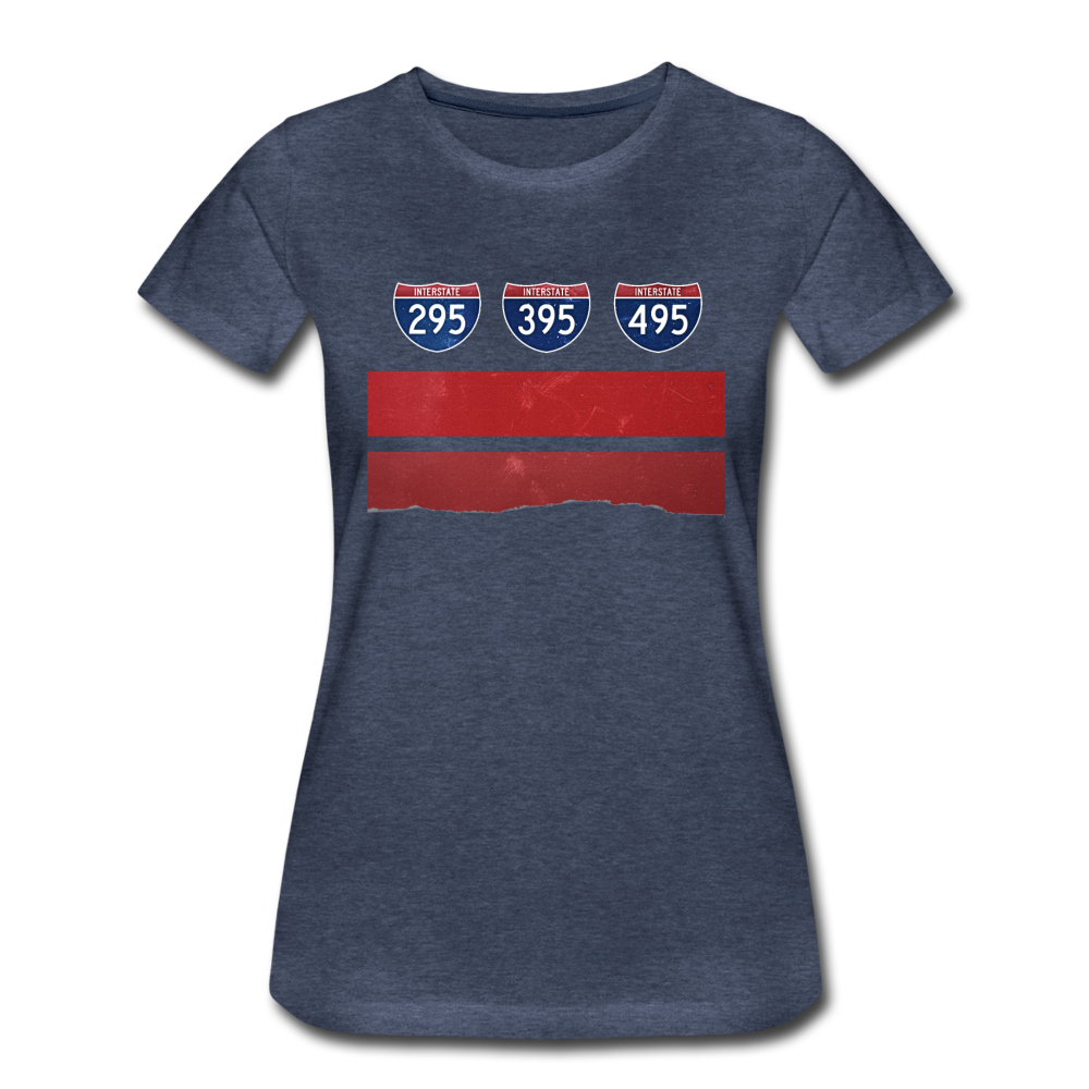 Beltway Women’s Premium Tee - heather blue