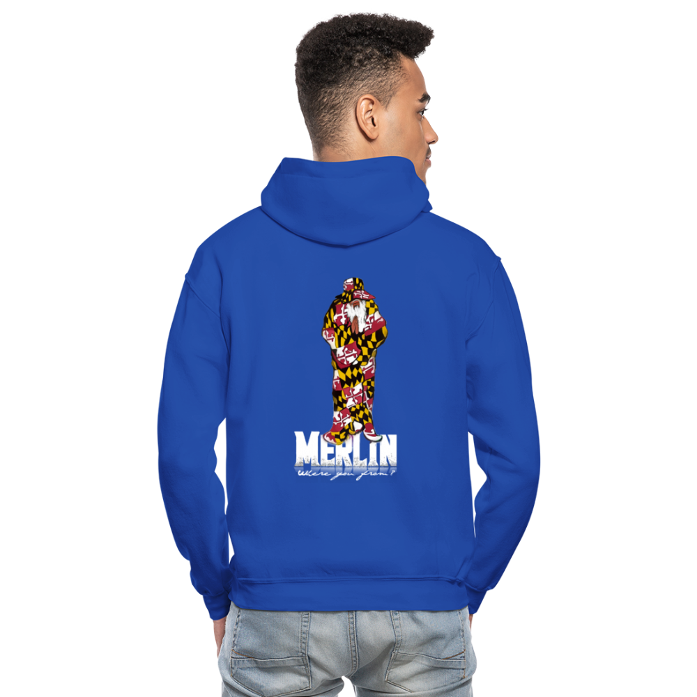 Merlin Gildan Heavy Blend Adult Hoodie - royal blue