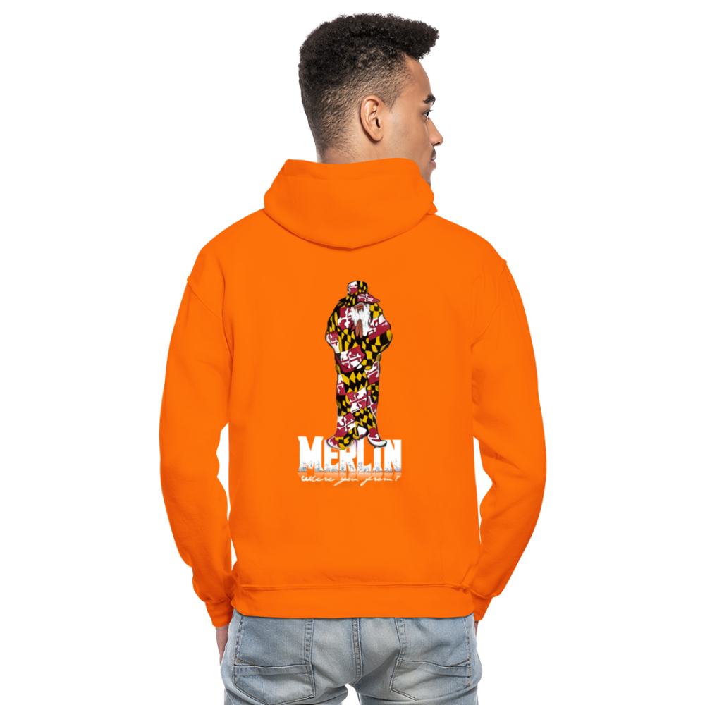 Merlin Gildan Heavy Blend Adult Hoodie - orange