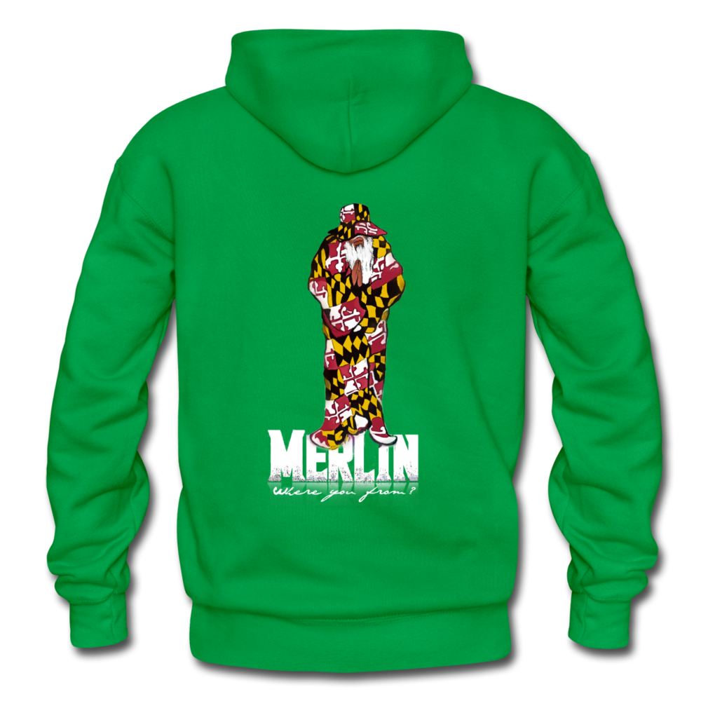 Merlin Gildan Heavy Blend Adult Hoodie - kelly green