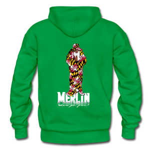 Merlin Gildan Heavy Blend Adult Hoodie - kelly green