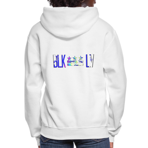 4LiFe Unisex Women's Hoodie - white