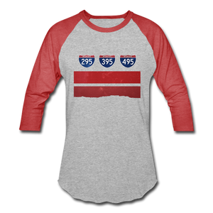 Beltway Baseball - heather gray/red