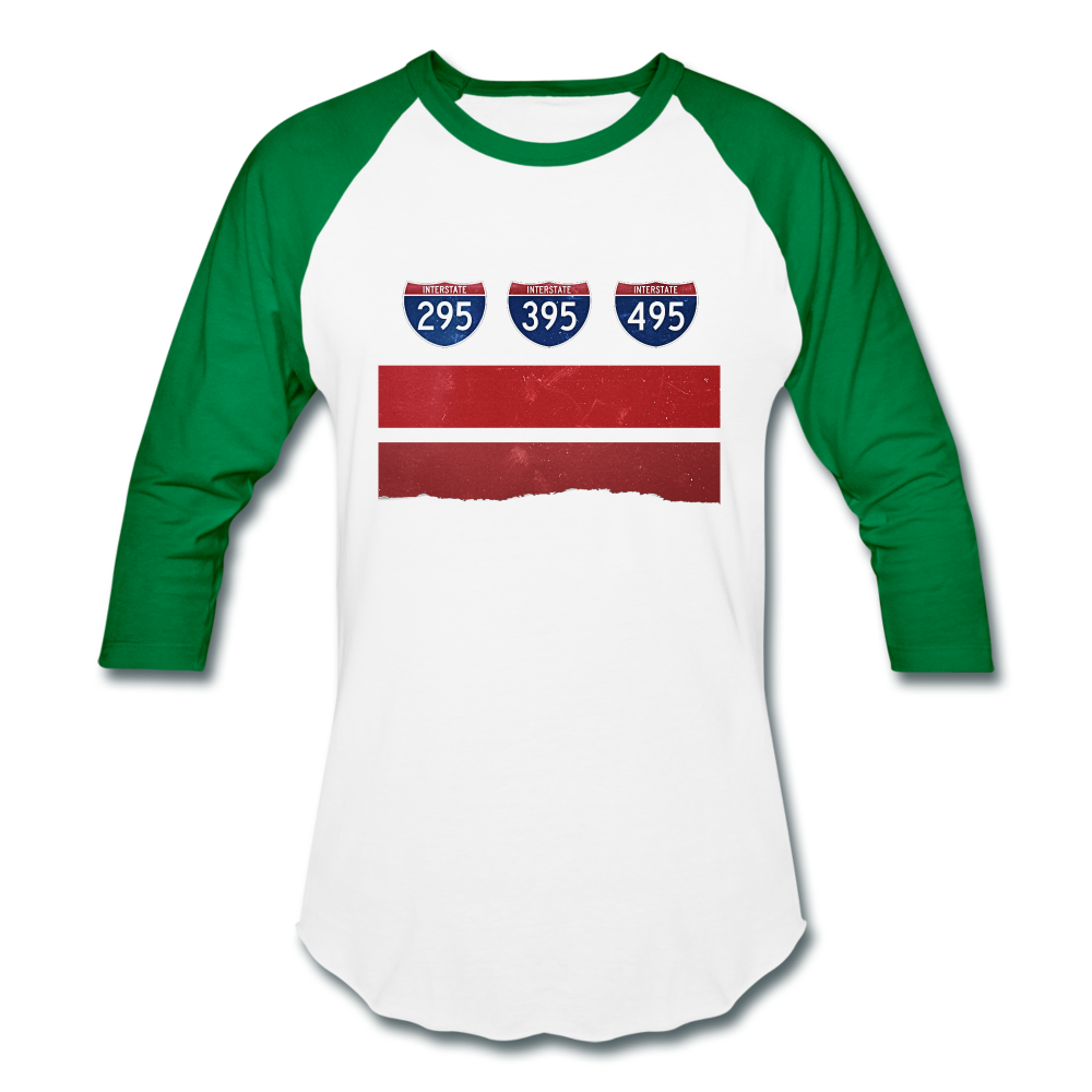 Beltway Baseball - white/kelly green