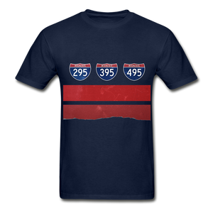 Beltway Ultra Cotton Unisex Tee - navy