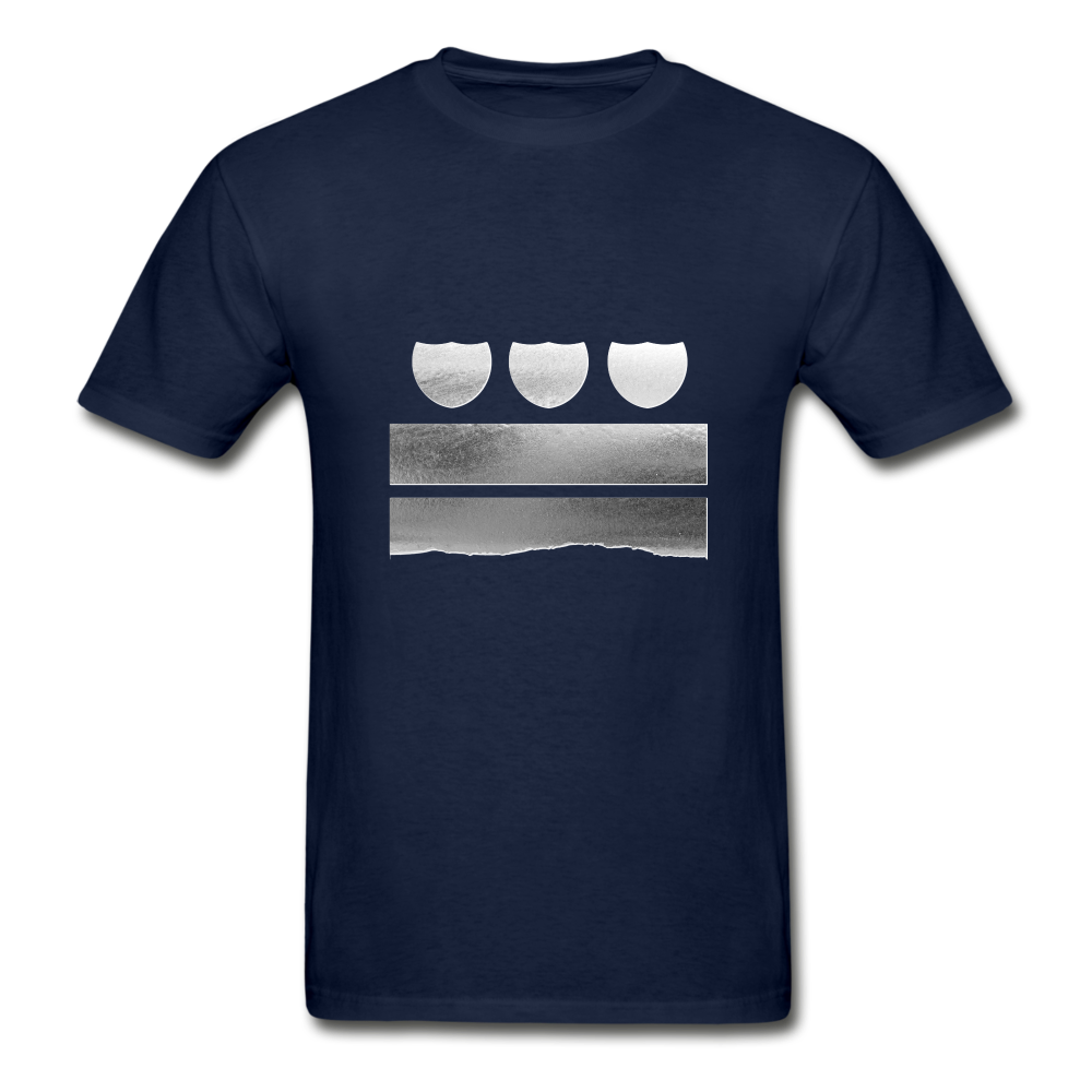 Plates Tee - navy